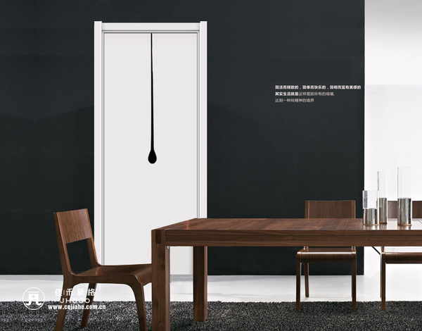 重庆佳禾豪格木门：白色木门