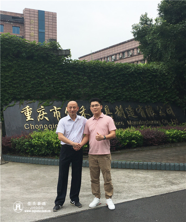 佳禾公司：十年老客户组团来厂考察，增强对佳禾品牌信心４